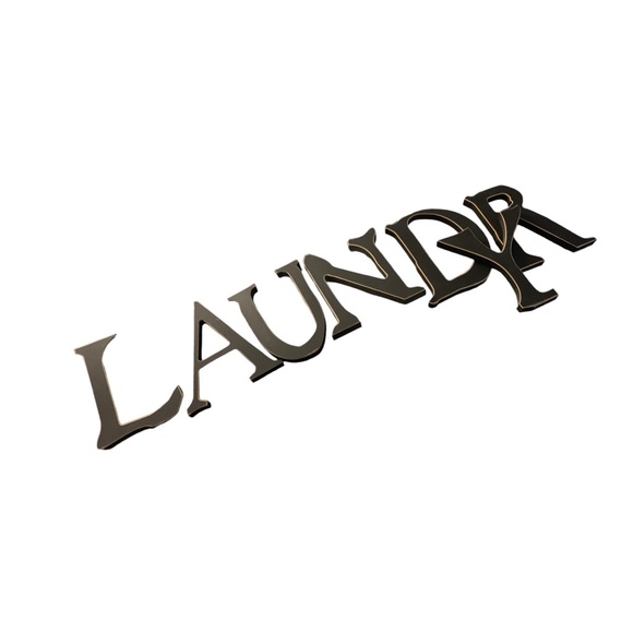 Wooden Laundry Letters= L-A-U-N-D-R-Y - Picture 1 of 5